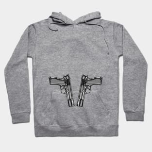 Pistol Hip Tattoo Hoodie